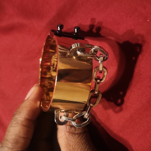 Louis Vuitton Lock Me Manchette Cuff Bracelet - Picture 3 of 7